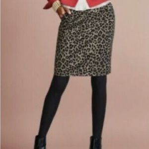 cabi jungle leopard skirt.
